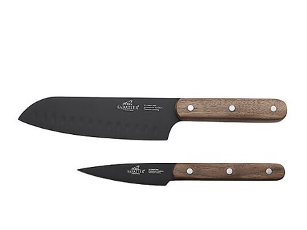 LION SABATIER Knivsett Phenix Walnut 2 Deler