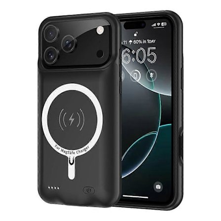 B29S Kompatibel med iPhone 17 Pro Max Bærbar Telefon Oplader Etui 6000mAh Power Bank Kompatibel med MagSafe