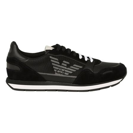 Giorgio Armani, Sneakers Zwart, Heren, Maat:44 EU