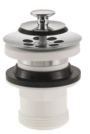 FM Mattsson 5801-0900 Silpluggventil med bräddavlopp, Badrum