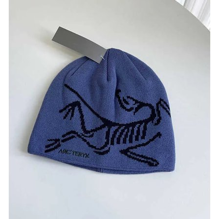 Arc'teryx Blå strikket hue, udendørs varm og vindtæt