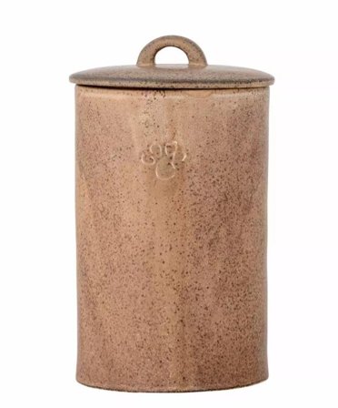 Bloomingville Buddy Oppbevaringskrukke, Brun - 22cm