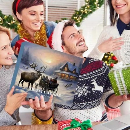 Adventskalender Overlevelsessæt til Mænd - Overlevelsesværktøj Adventskalender