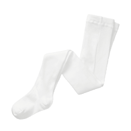 Å KIDS Enfärgade strumpbyxor i bomullsmix & tights Vit 86/92