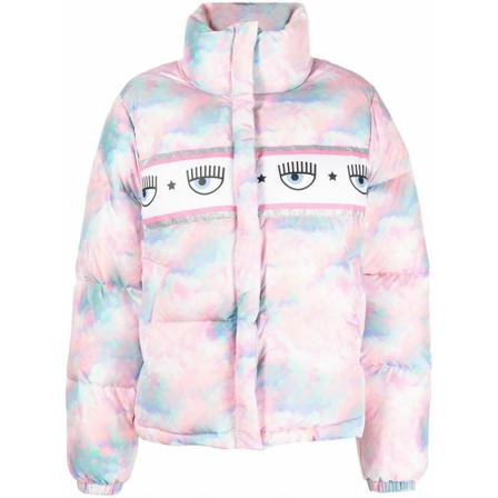 Chiara Ferragni Collection Down Jakke Pink, Dame