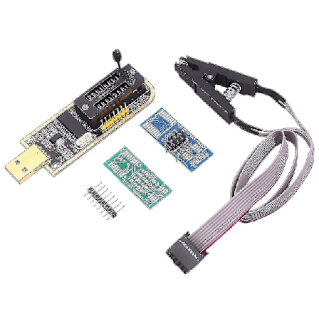 Ch341a USB-ohjelmoija Eeprom Bios Flasher Ohjelmoitavat logiikkapiirit Sop8-flash-klipsillä Yhteensopiva 24/25-sarjan sirun kanssa