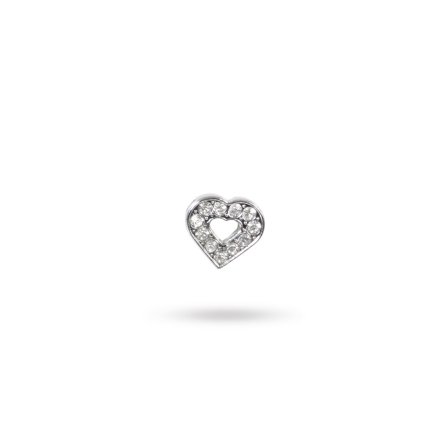 Heart Clear Charm- Hundhalsband
