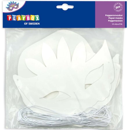 Playbox Paper Masks 16 stk