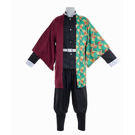 Mub- Anime Demon Slayer Adult Cosplay Costume Kimetsu No Yaiba Kamado Tanjirou Kamado Agatsuma Zenitsu Tomioka Giyuu Nezuko Costume