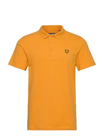 Sport Ss Polo Polos Short-sleeved Gul Lyle & Scott Sport