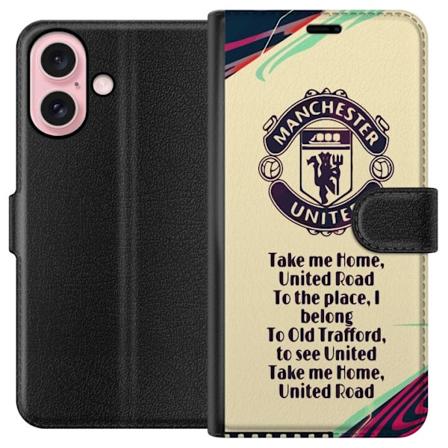 Apple iPhone 16 Plånboksfodral Manchester United