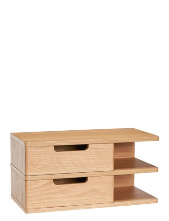 Hübsch Open Væghylde/Sengebord - Beige - ONE SIZE