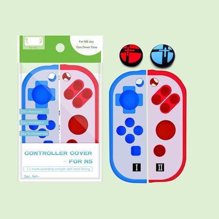 Mjukt silikonfodral för Nintendo Switch Oled Joycon skyddande skal