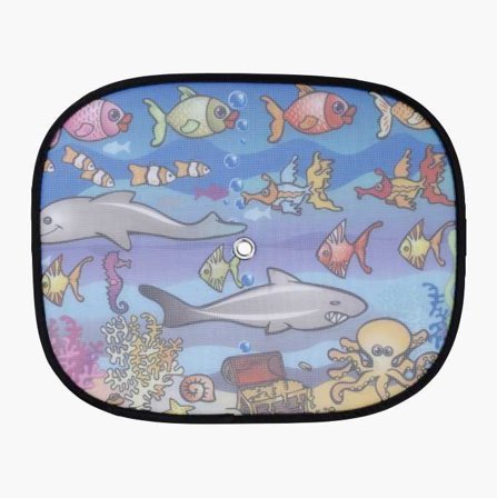 Solskydd för sidoruta 2 st.