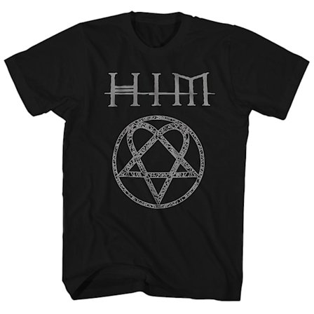 HIM T-skjorte Offisiell Heartagram Logo HIM Skjorte