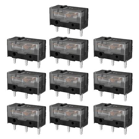 10st Kailh för GM 8.0 Micro Switch Microswitch Micro Button Switches Ersättning för spelmus