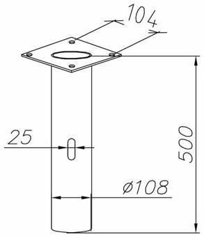 Norlys 207 Betonijalustan sovitin, Valaistus