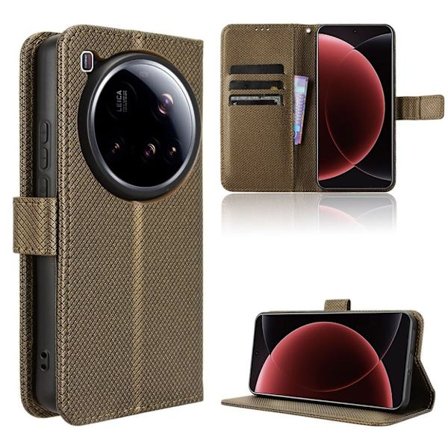 Xiaomi 15 Ultra Plånboksfodral med Stativ - Brun