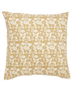 Kuddfodral med mönster De Mina av Carl Larsson 1-pack Gul - Påsk - Svanefors