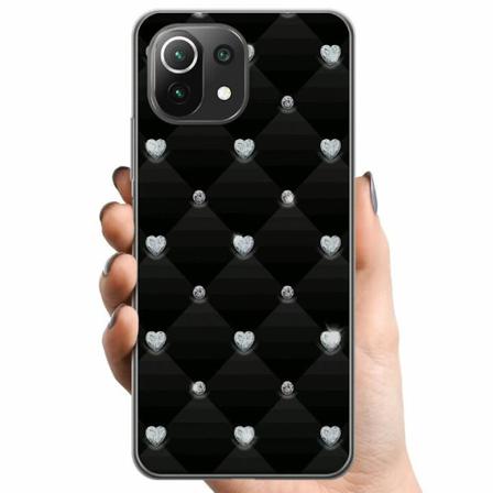 Xiaomi Mi 11 Lite Tpu Mobilskal Bling Heart