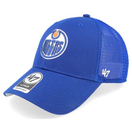 47 Brand - NHL Blå trucker Keps - Edmonton Oilers NHL Branson '47 Mvp Royal Trucker @ Hatstore