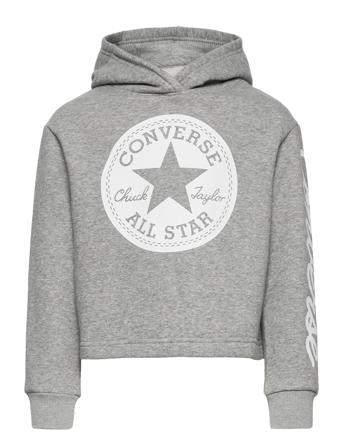 Cnvg Chuck Patch Crop Hoodie Grey Converse