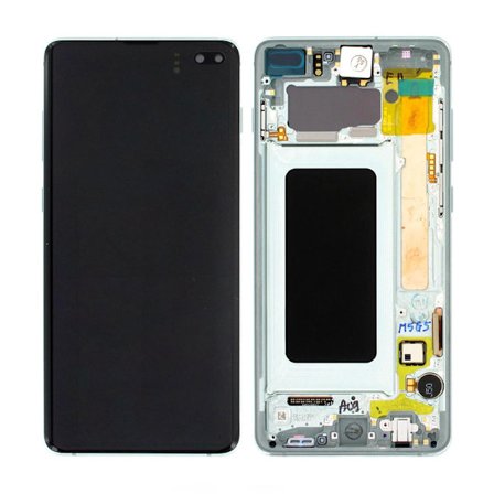 Samsung Galaxy S10 Plus (SM-G975F) Skärm med LCD Display Original - Grön