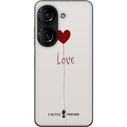 Yhteensopiva Puhelinkuori Asus Asus Zenfone 10 Cactus and Friends - Love Balloon Minimal