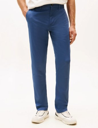 Tommy Hilfiger Bleecker Printed Structure Chino - Blue - 34 x 32