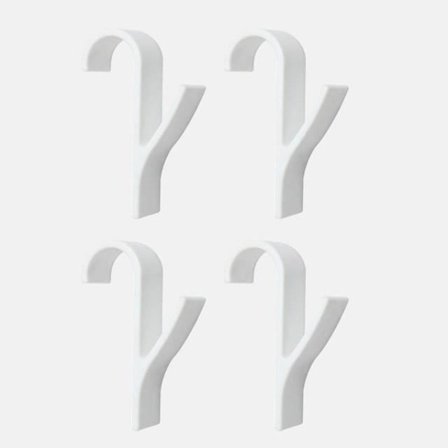 4-6 stk. håndklekroker henger for håndkletørker radiator skinne baderom krokholder henger sammenleggbart stativ