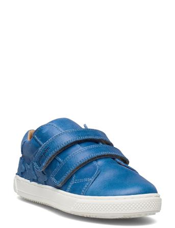 Multi Star Sneaker Blue Pom Pom