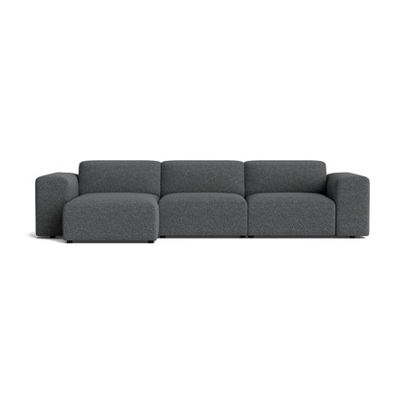 Soma chaiselong sofa, venstrevendt - Puente Grå/Blå - 343x147x75 - Sofa, chaiselong