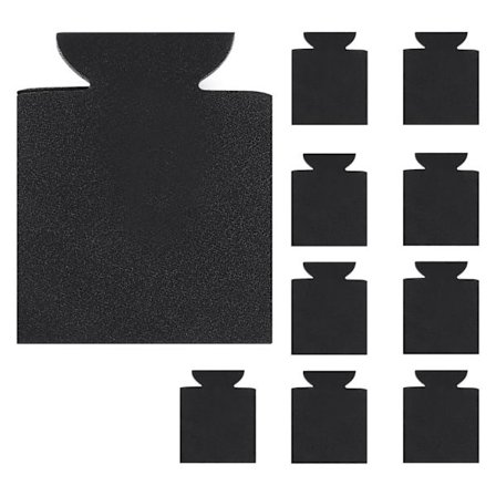 10 stk. Neopren Ølboks Køler Drikkekop Flaske Ærme Isolator Wrap Låg Ny Sort