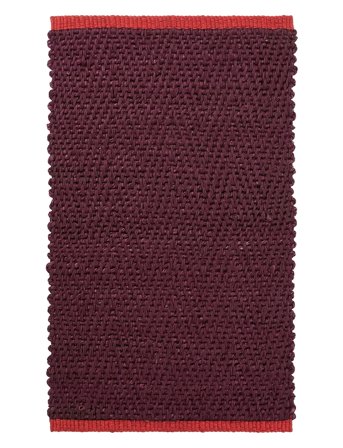 Mette Ditmer Notes Mat - Burgundy - 50X 80CM