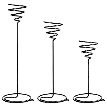 3 stk. Tillandsia Stativer Luftplanteholdere Spiral Blomsterdisplay Stativer Bordplade Tillandsia Holder