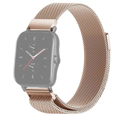 SKALO Milanese Loop till Amazfit GTS 2/2e/2 Mini - Fler färger