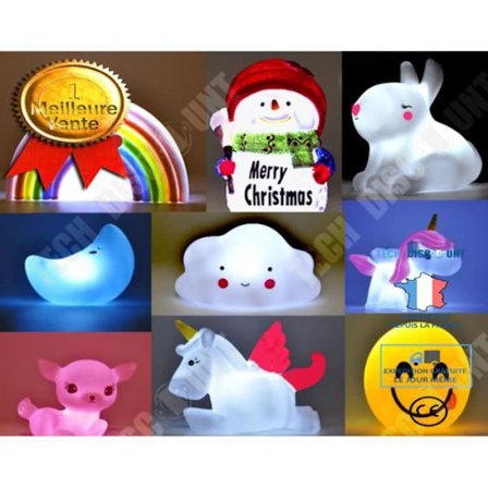 LED-yövalo - LEXIBOOK - HIIHTOSATAMAN PRINSSESSAT - Monivärinen - Iskunkestävä - Lasten sisäkäyttöön