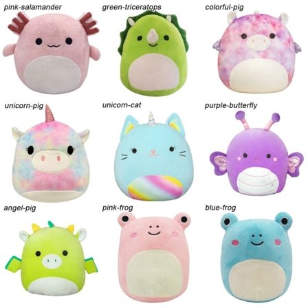 20-25 cm Squishmallow Tyyny Plus Leikkieläin SININEN SALAMANDRI SININEN