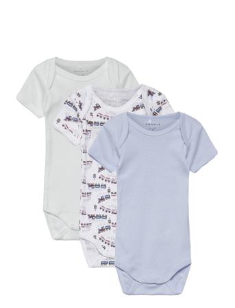 Nbmbody 3P Ss Heather Train Blue Name It