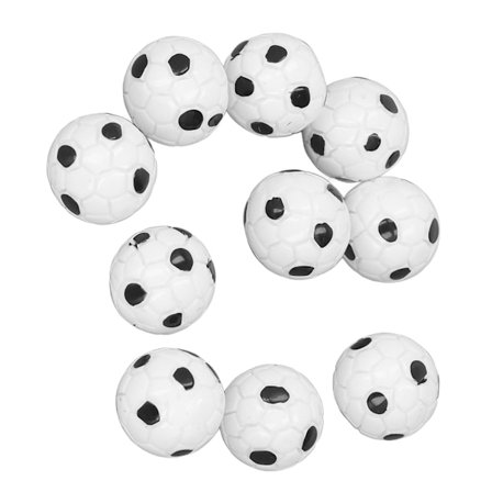 10 stk. 1:12 Dukkehussport Fodbold Simulerings Dekoration Tilbehør Miniature Fodbolde