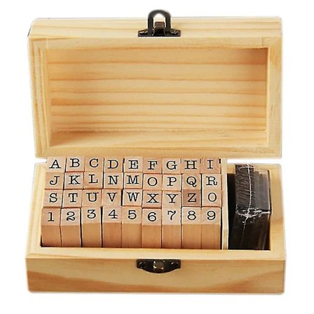 /EA/Digitalt brevstämpelset för brevpapper, presenter, dagbok, dekoration, DIY-hantverk, rektangulär digital bokstavsstämpel