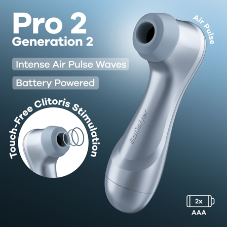 Satisfyer Pro 2 Gen 2 Battery Powered - Vuxen.dk: For hende