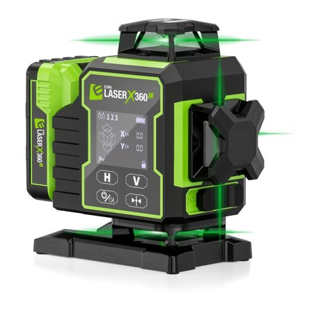Elma X360-M Rotationslaser med batteri och tillbehör, Laserinstrument