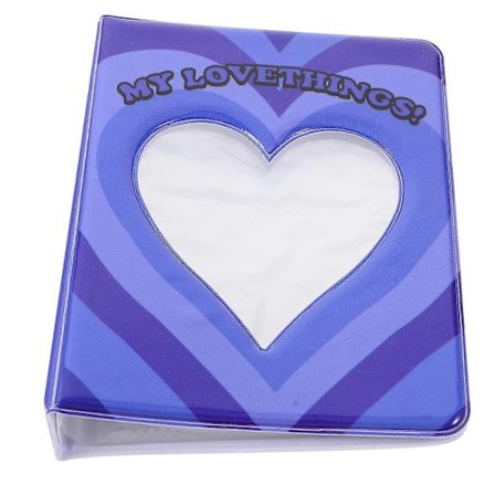 Kortalbum Hjerteformet Fotooppbevaring Bursdag Kvinner 9X6.5CM (Innleggssider) 1 stk