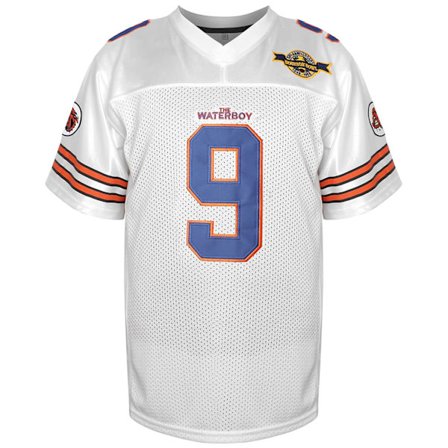 Boucher #9 The Waterboy Adam Sandler Film Mud Dogs Bourbon Bowl Fodboldtrøje SportsT-Shirt Fans Gaver til Mænd Kvinder Ungdom,M