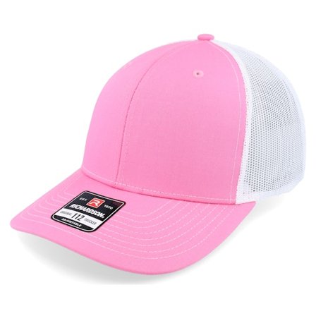 Richardson - Rosa trucker Boné - 112 Split Hot Pink/White Trucker @ Hatstore