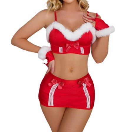 Sexy Dameundertøy Todelt Sett Teddy Baby Dolls