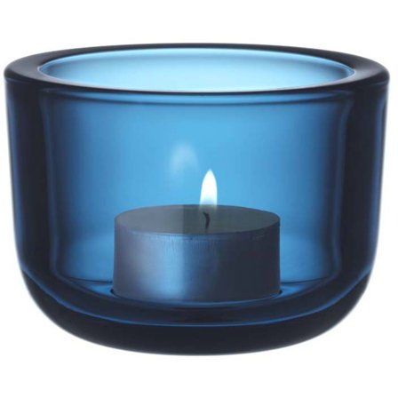 Iittala Valkea fyrfadsstage 6 cm., turkis | KitchenOne