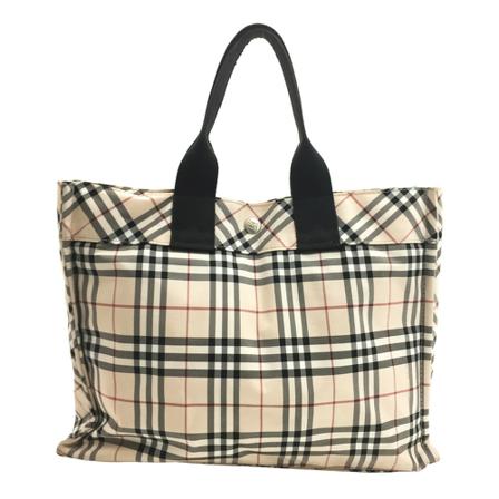 Burberry Vintage, Pre-owned Tote Bags Beige, Dames, Maat:ONE Size