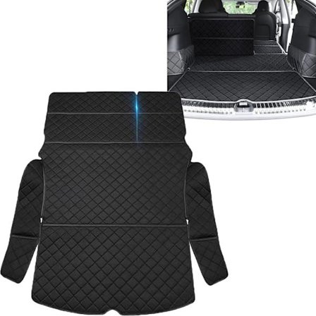 Vedenpitävä PU-nahkainen lemmikkieläinten takakontin matto, koiran takaistuimen suojus, pölytiivis suojamatto Tesla Model Y:lle